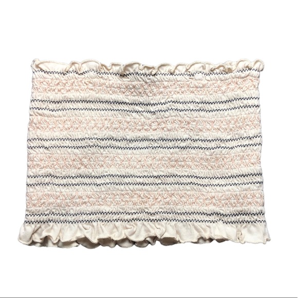 Ruched Striped Tube Top! - Picture 4 of 5